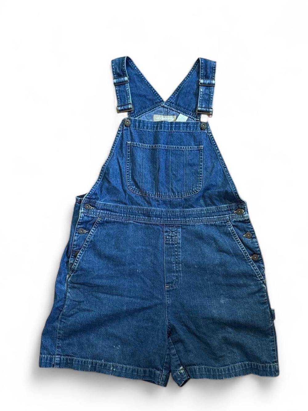 Liz Claiborne Blue Denim Women's Short Overalls